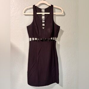 Vintage 90s Caged Waist dress